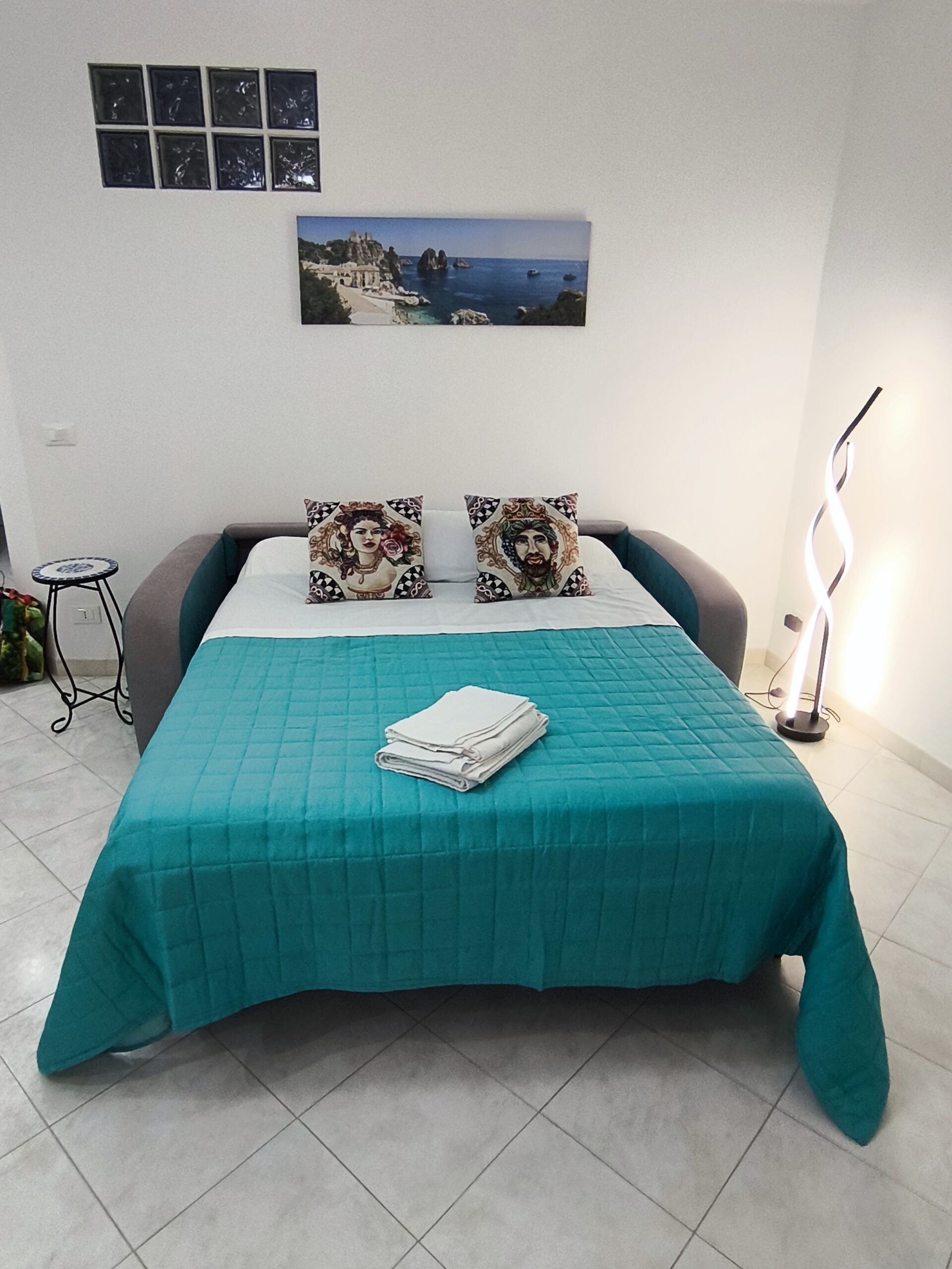 Divano letto scialai mare e centro Casa vacanza Booking Airbnb